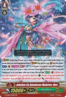 Rubellum Lily Splendorous Musketeer, Myra - G-CHB01: TRY3 NEXT - Cardfight Vanguard card