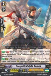 Energetic Knight, Romus - G-CHB01: TRY3 NEXT - Cardfight Vanguard card