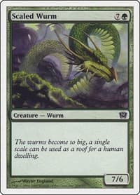 Scaled Wurm - 9th Edition - Magic: The Gathering card