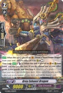 Grey Exhaust Dragon - G-CHB01: TRY3 NEXT - Cardfight Vanguard card