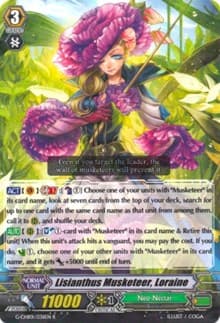 Lisianthus Musketeer, Loraine - G-CHB01: TRY3 NEXT - Cardfight Vanguard card
