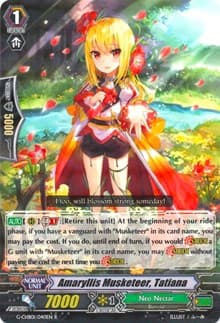 Amaryllis Musketeer, Tatiana - G-CHB01: TRY3 NEXT - Cardfight Vanguard card