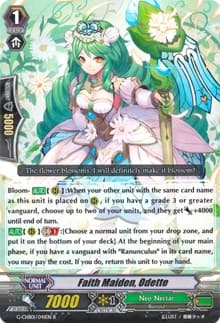 Faith Maiden, Odette - G-CHB01: TRY3 NEXT - Cardfight Vanguard card