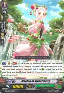 Maiden of Sweet Berry - G-CHB01: TRY3 NEXT - Cardfight Vanguard card