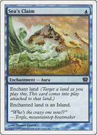 Sea's Claim - 9th Edition - Magic: The Gathering card