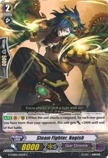 Steam Fighter, Nagish - G-CHB01: TRY3 NEXT - Cardfight Vanguard card