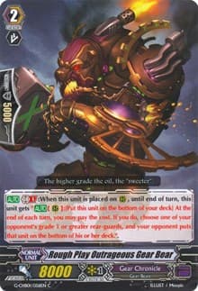 Rough Play Outrageous Gear BeaR - G-CHB01: TRY3 NEXT - Cardfight Vanguard card