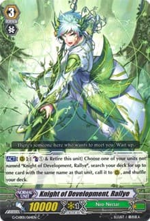 Knight of Developmrnt, Rayllye - G-CHB01: TRY3 NEXT - Cardfight Vanguard card