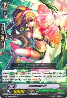 Greenshot Elf - G-CHB01: TRY3 NEXT - Cardfight Vanguard card