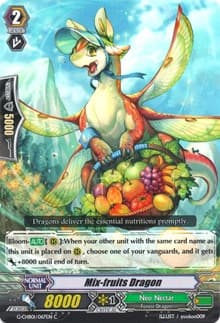 Mix-fruits Dragon - G-CHB01: TRY3 NEXT - Cardfight Vanguard card