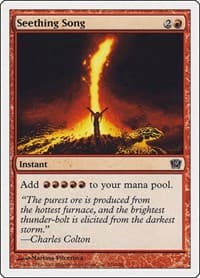 Seething Song - 9th Edition - Magic: The Gathering card
