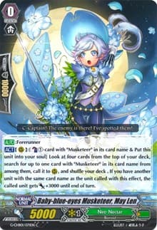 Baby-blue-eyes Musketeer, May Len - G-CHB01: TRY3 NEXT - Cardfight Vanguard card