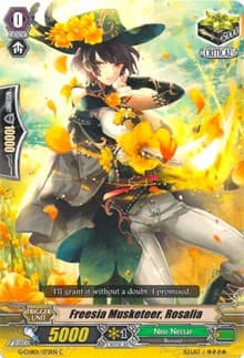 Freesia Musketeer, Rosalia - G-CHB01: TRY3 NEXT - Cardfight Vanguard card