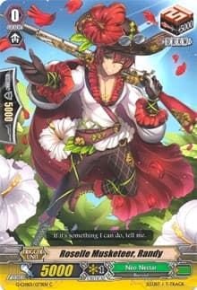 Roselle Musketeer, Randy - G-CHB01: TRY3 NEXT - Cardfight Vanguard card