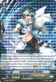 Laurel Knight, Sicilus - G-CHB01: TRY3 NEXT - Cardfight Vanguard card