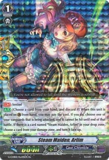 Steam Maiden, Arlim - G-CHB01: TRY3 NEXT - Cardfight Vanguard card