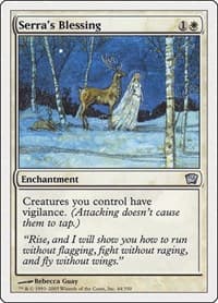 Serra's Blessing - 9th Edition - Magic: The Gathering card