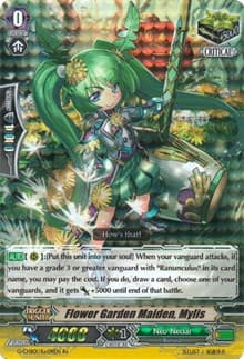 Flower Garden Maiden, Mylis - G-CHB01: TRY3 NEXT - Cardfight Vanguard card