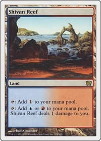 Shivan Reef - 9th Edition - Magic: The Gathering card