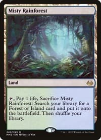 Misty Rainforest - Modern Masters 2017 - Magic: The Gathering card