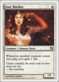 Soul Warden - 9th Edition - Magic: The Gathering card