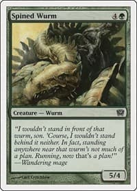 Spined Wurm - 9th Edition - Magic: The Gathering card