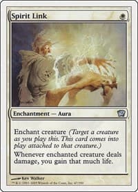 Spirit Link - 9th Edition - Magic: The Gathering card