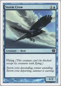 Storm Crow - 9th Edition - Magic: The Gathering card