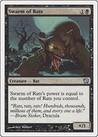 Swarm of Rats - 9th Edition - Magic: The Gathering card