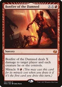 Bonfire of the Damned - Modern Masters 2017 - Magic: The Gathering card