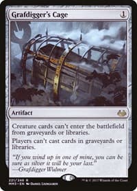 Grafdigger's Cage - Modern Masters 2017 - Magic: The Gathering card