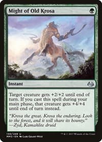 Might of Old Krosa - Modern Masters 2017 - Magic: The Gathering card