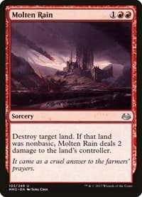 Molten Rain - Modern Masters 2017 - Magic: The Gathering card