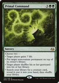 Primal Command - Modern Masters 2017 - Magic: The Gathering card