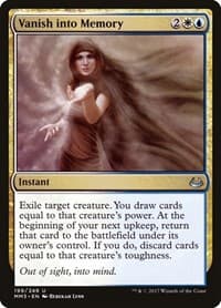 Vanish into Memory - Modern Masters 2017 - Magic: The Gathering card