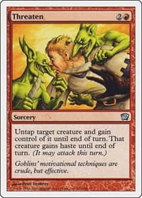 Threaten - 9th Edition - Magic: The Gathering card