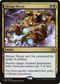 Abrupt Decay - Modern Masters 2017 - Magic: The Gathering card