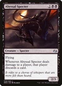 Abyssal Specter - Modern Masters 2017 - Magic: The Gathering card