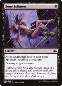 Bone Splinters - Modern Masters 2017 - Magic: The Gathering card