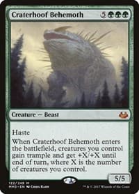 Craterhoof Behemoth - Modern Masters 2017 - Magic: The Gathering card