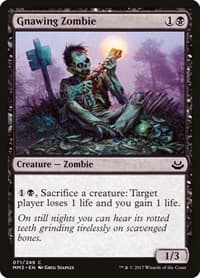 Gnawing Zombie - Modern Masters 2017 - Magic: The Gathering card