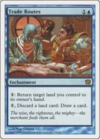 Trade Routes - 9th Edition - Magic: The Gathering card
