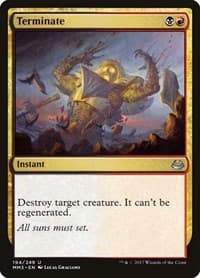 Terminate - Modern Masters 2017 - Magic: The Gathering card
