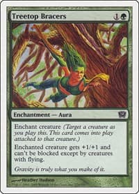 Treetop Bracers - 9th Edition - Magic: The Gathering card