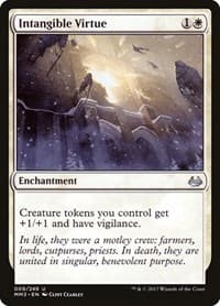 Intangible Virtue - Modern Masters 2017 - Magic: The Gathering card