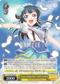 "Aozora Jumping Heart" Yoshiko Tsushima - Love Live! Sunshine!! - Weiss Schwarz card