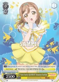 "Koini Naritai AQUARIUM" Hanamaru Kunikida - Love Live! Sunshine!! - Weiss Schwarz card