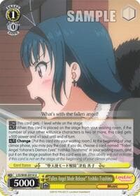 "Fallen Angel Mode Release" Yoshiko Tsushima - Love Live! Sunshine!! - Weiss Schwarz card