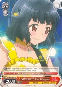 "STAR BEAT!" Rimi Ushigome - BanG Dream! - Weiss Schwarz card