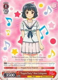 "Poppin'Party" Rimi Ushigome (A) - BanG Dream! - Weiss Schwarz card